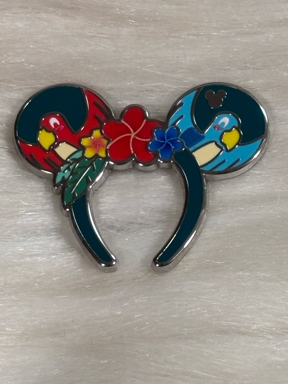 Hidden Mickey Disney Pin - 2026 Disneyland - Ear Headband - Enchanted Tiki Birds